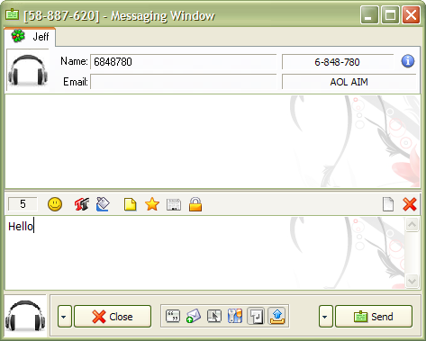 QIP Message Window